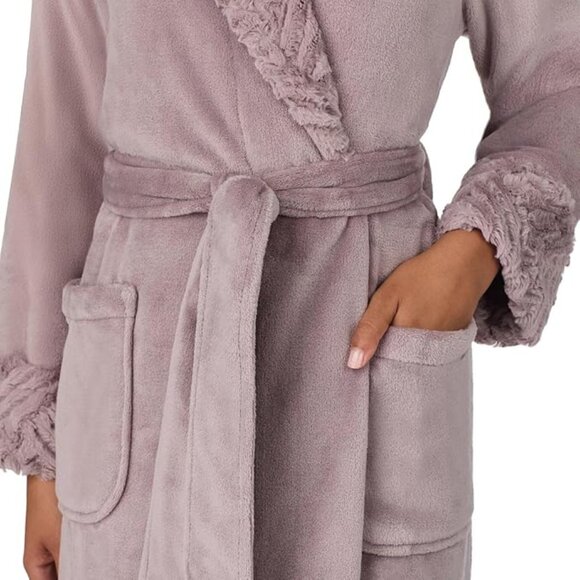 NWT Carole Hochman Women's Shawl Collar Bathrobe Lavender Size XL $85 NN13 - Picture 6 of 6